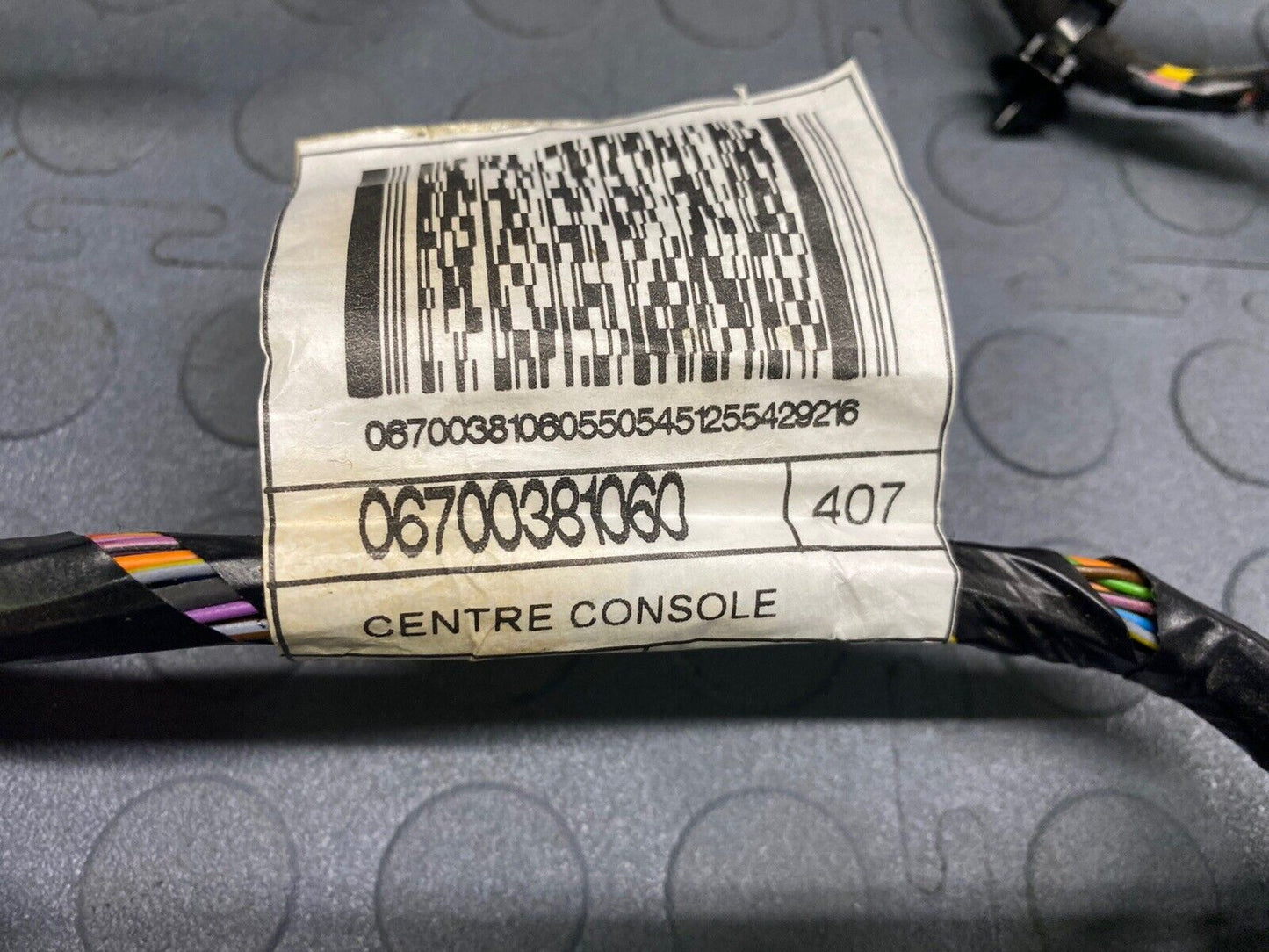 2017-2020 MASERATI LEVANTE M161 FRONT CENTER CONSOLE WIRING HARNESS 6700381060