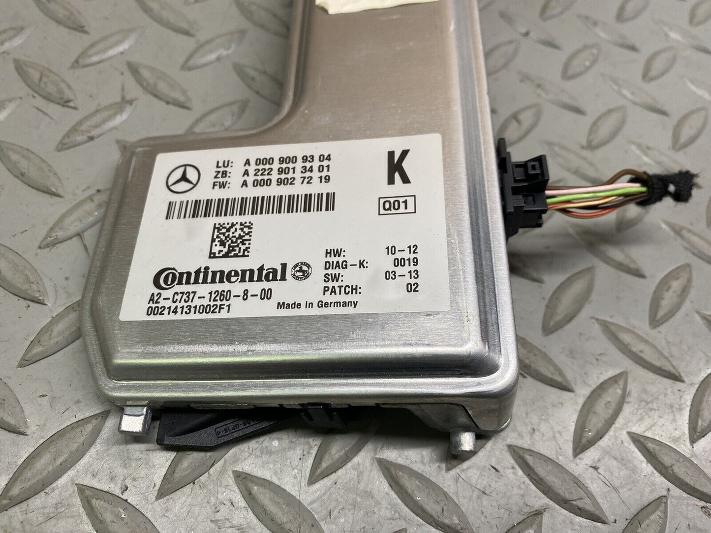 2014-2017 MERCEDES WINDSHIELD CAMERA LANE KEEP ASSIST CONTROL UNIT A2229013401