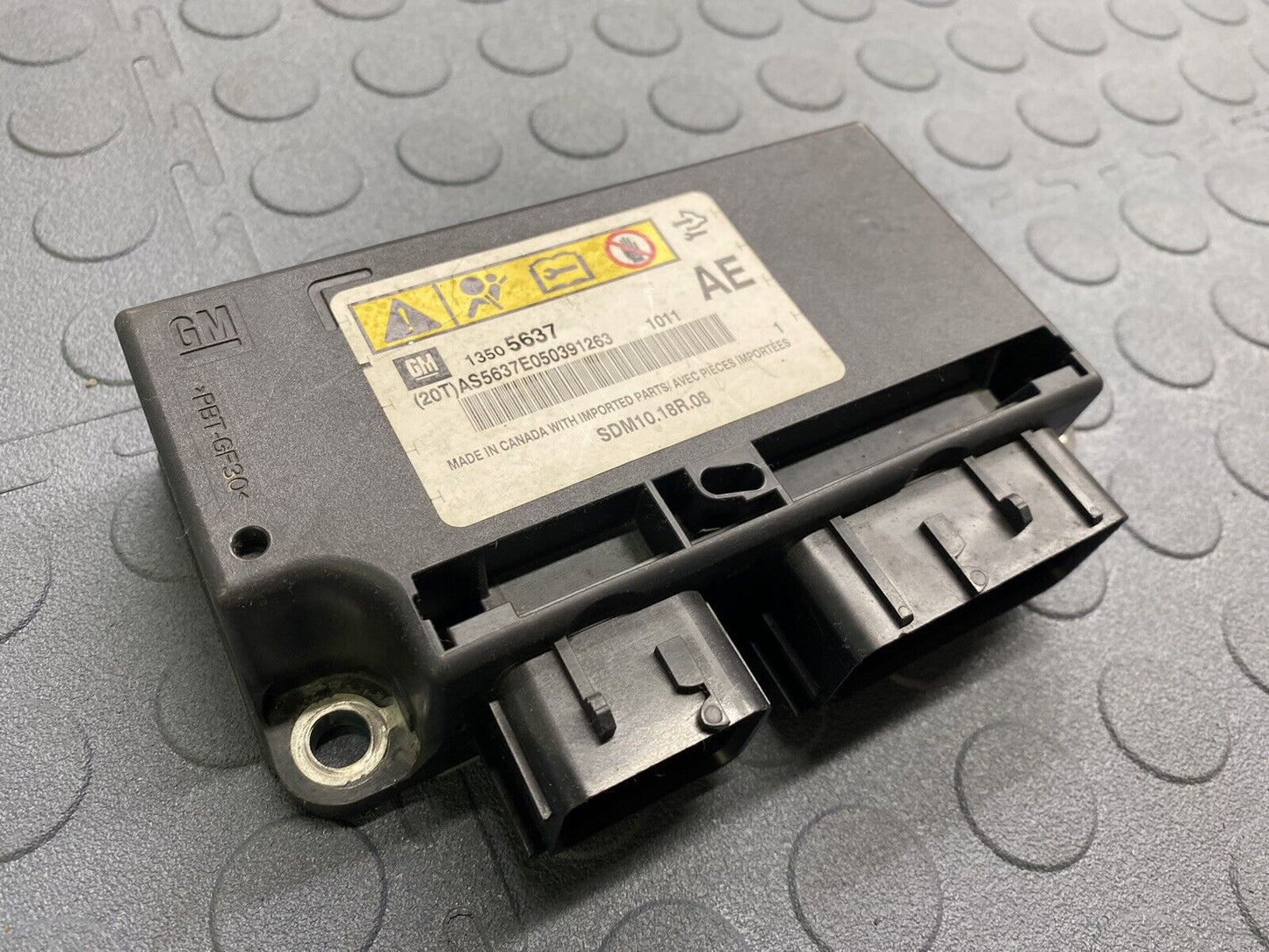 2011 CHEVROLET CRUZE SDM CONTROL MODULE 13505637