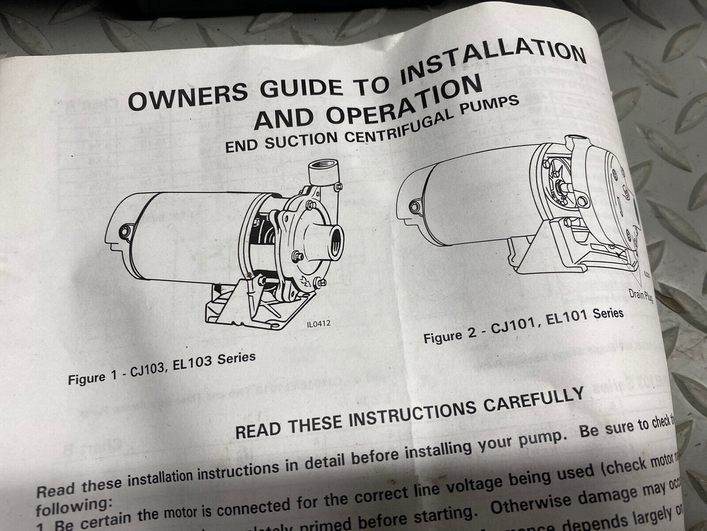 Flint & Walling CJ101B153AB BOOSTER PUMP 1.5HP 3 PH 208/230/460V NEW OPEN BOX