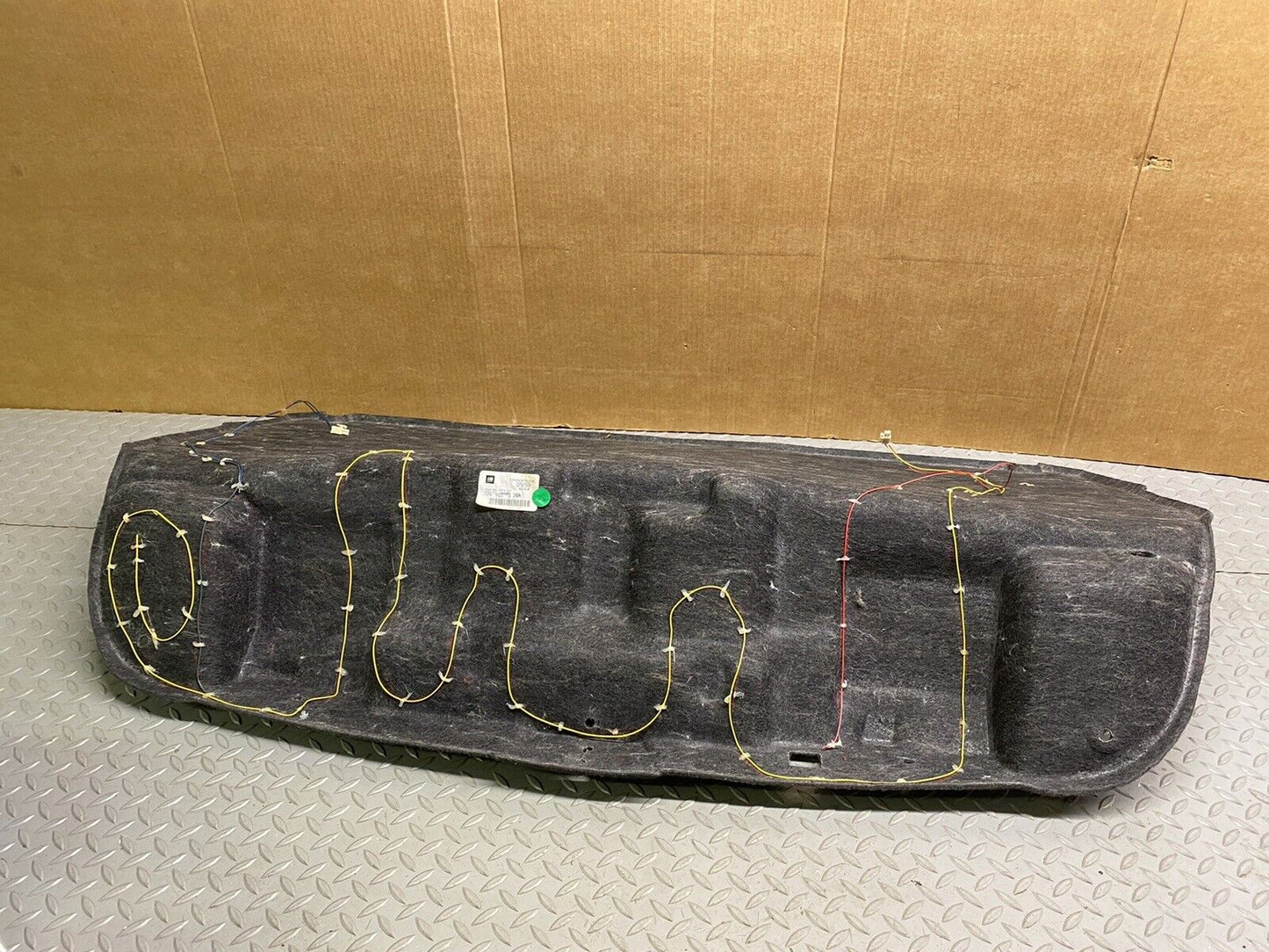 04-09 CADILLAC XLR TRUNK DECK LID LINER CARPET COVER OE PART