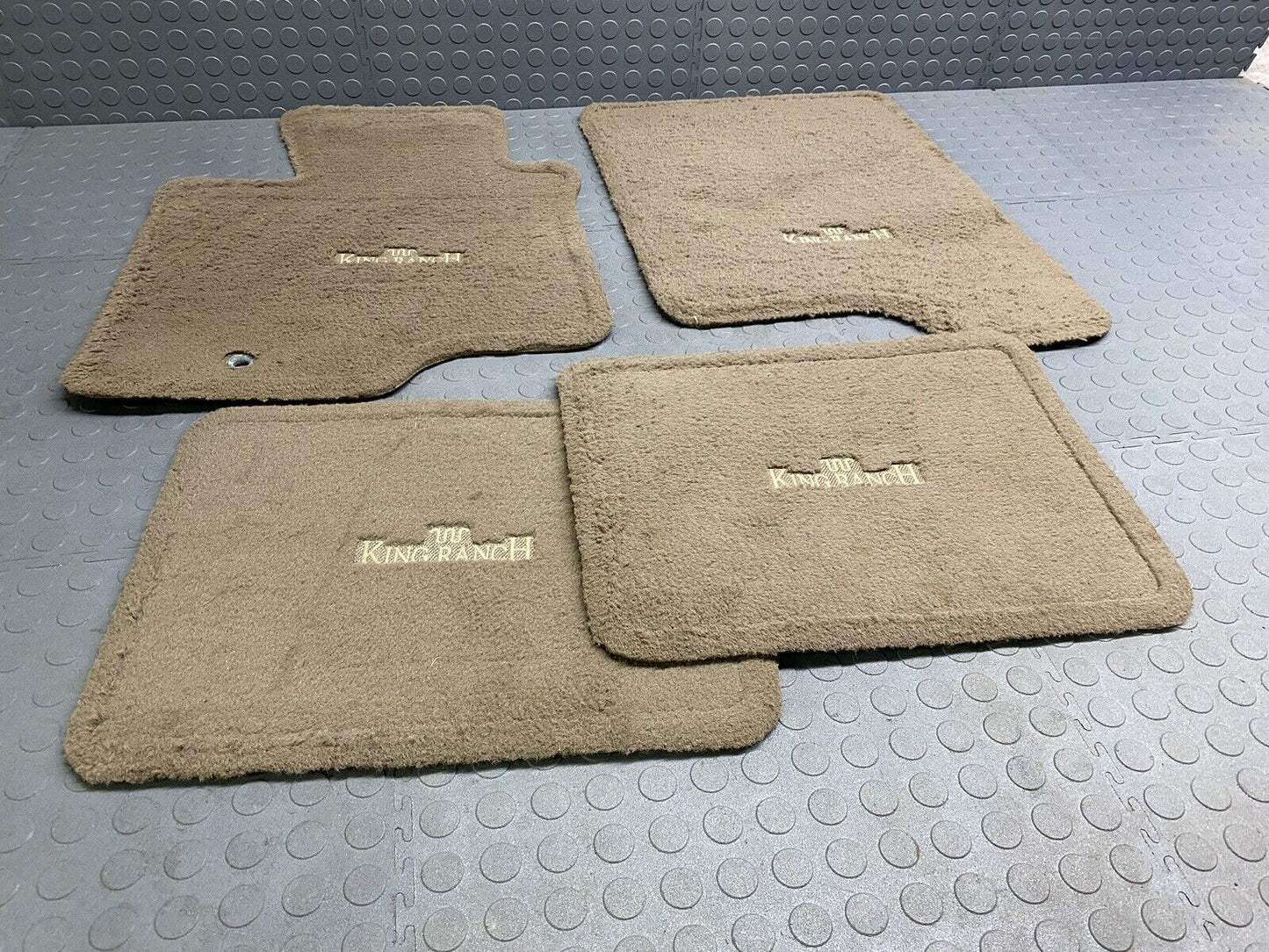 2003-2006 Ford Expedition King Ranch OEM Tan Floor Mat Mats Set