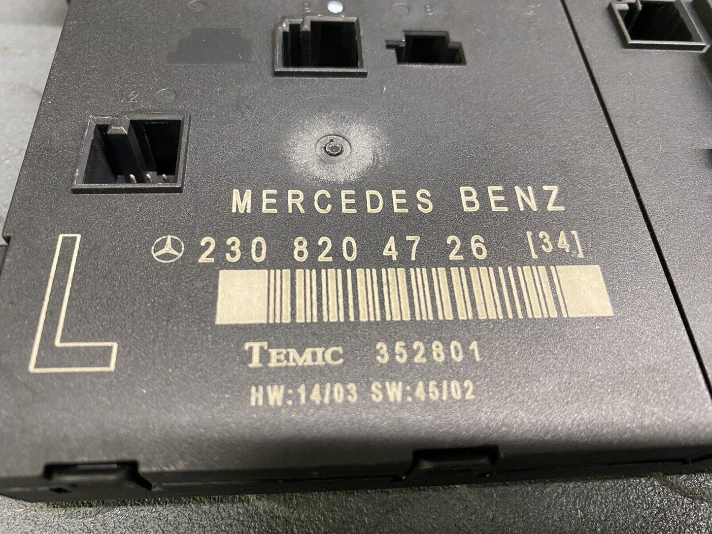 03-12 Mercedes R230 SL550 SL55 AMG SL550 Door Control Module Left Side OEM