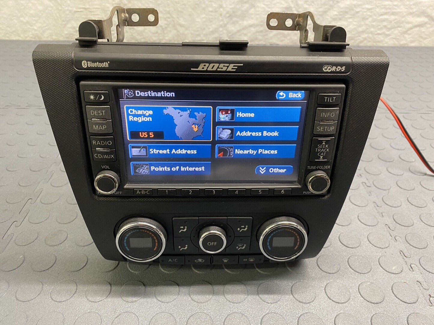 07 08 09 NISSAN ALTIMA BOSE NAVIGATION RADIO & CLIMATE CONTROL COMPLETE TESTED