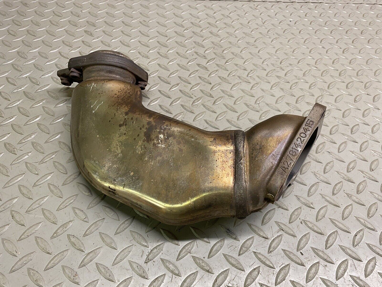 Exhaust Pipe Turbocharger Left Mercedes W212 W218 E63 CLS63 AMG M157 5.5