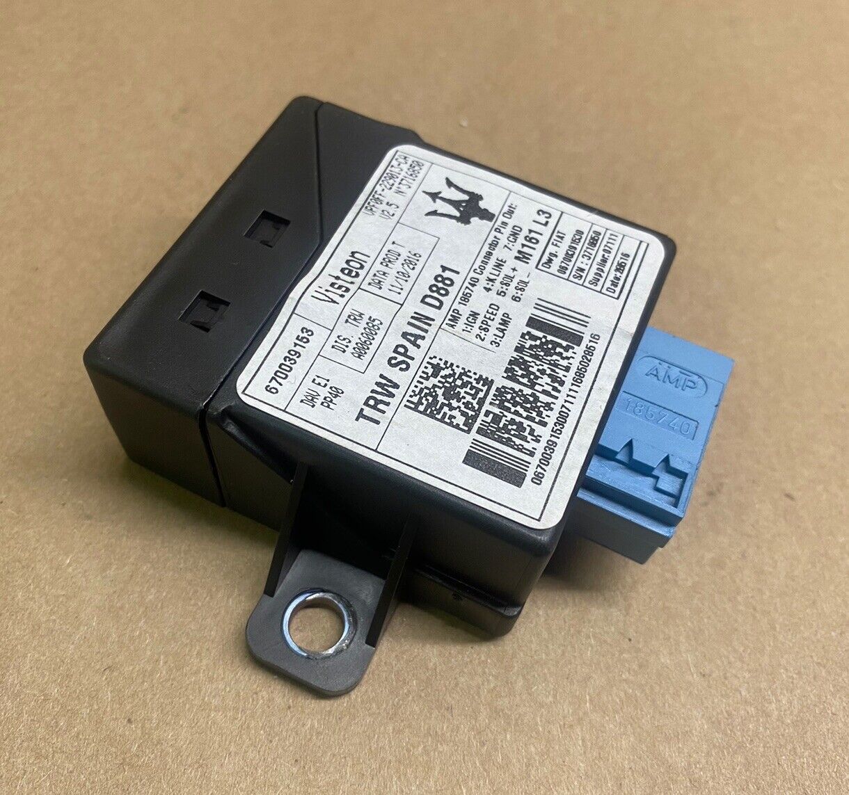 2017-2022 MASERATI LEVANTE POWER STEERING CONTROL MODULE UNIT 670039153
