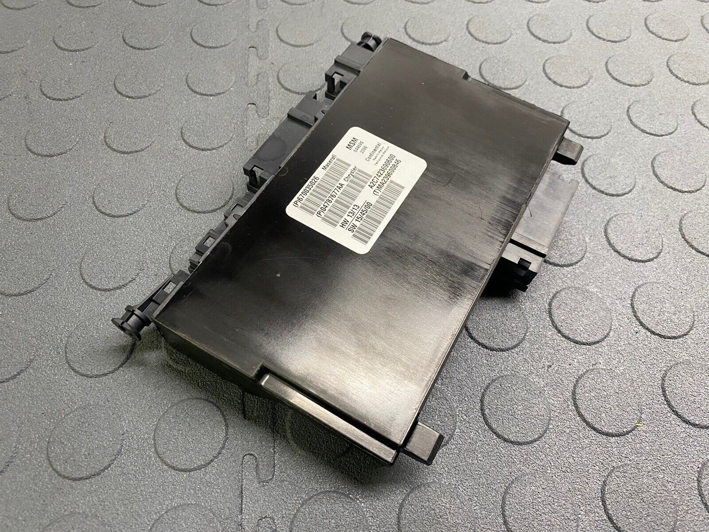 Maserati Ghibli Quattroporte Levante Front Left Seat Control Module Computer