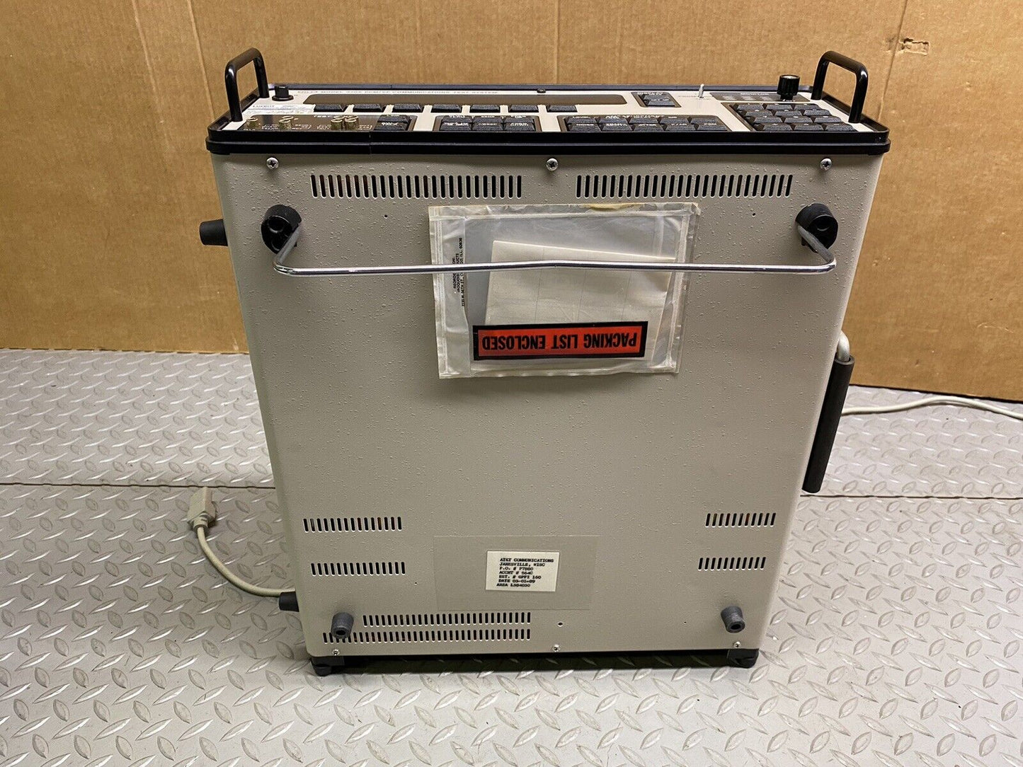 HLI Model 3705 PCM VF Communications Test System