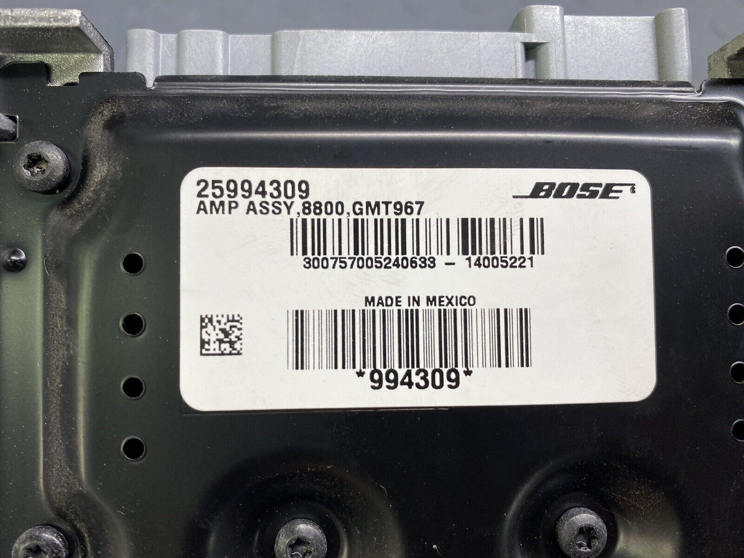 2010-2017 Buick Enclave Bose Radio Amplifier Left Dash OEM 25994309