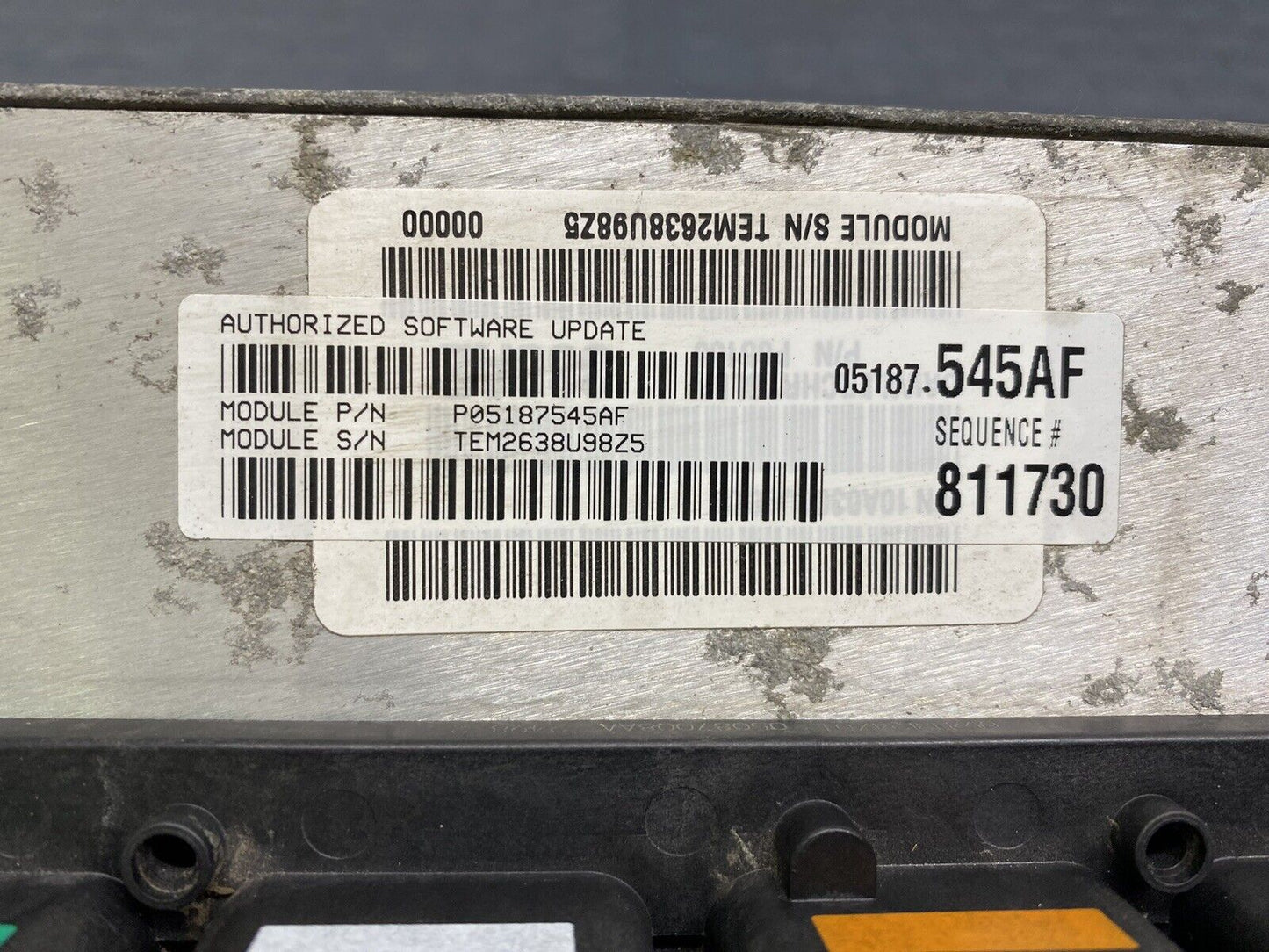2009 Dodge Ram 1500 05187545AF 3.7L AT PCM Engine Computer ECU ECM