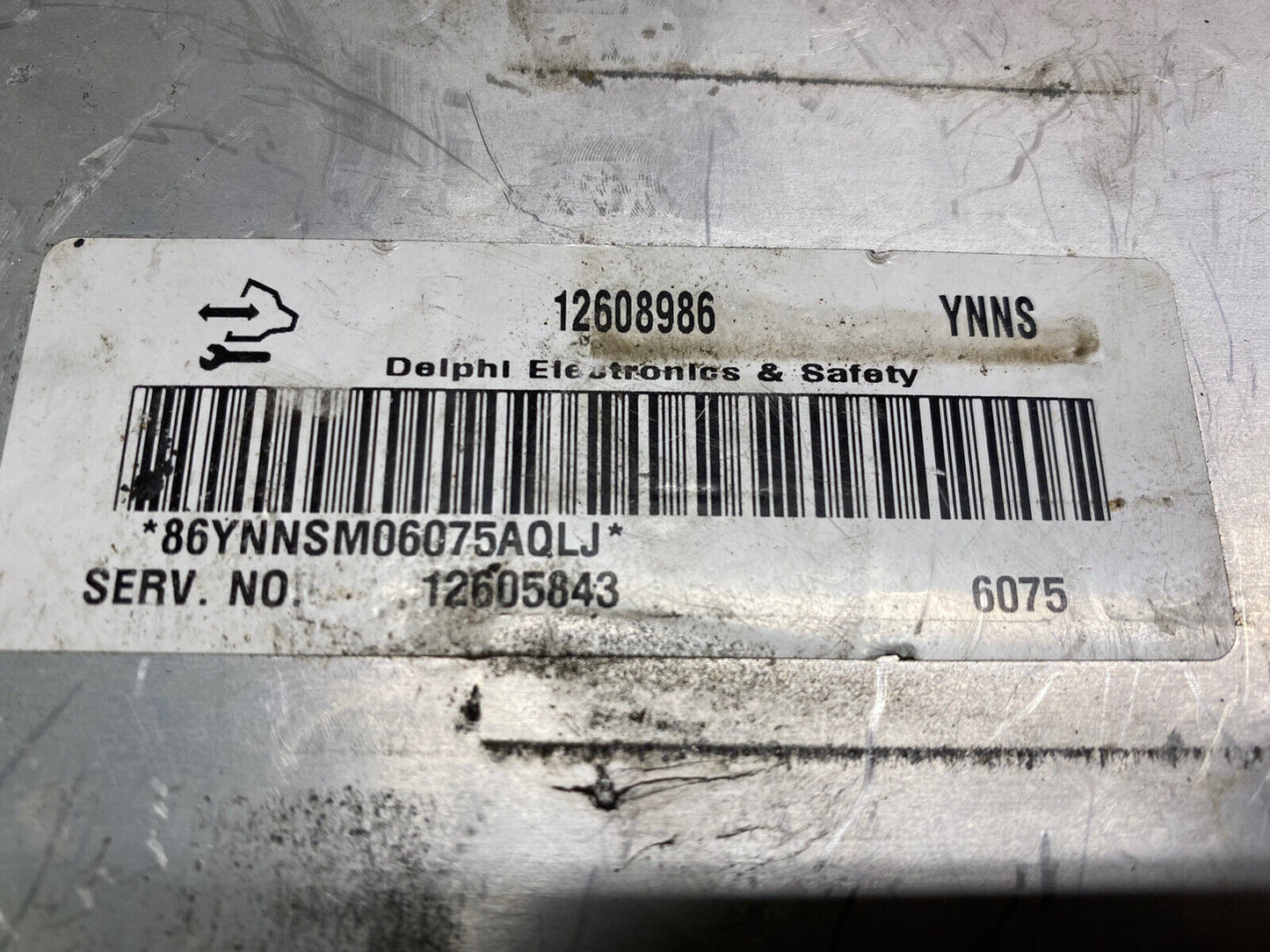 2006 2007 2008 2009 GM Engine Computer 12605843 ECM PCM 12608986
