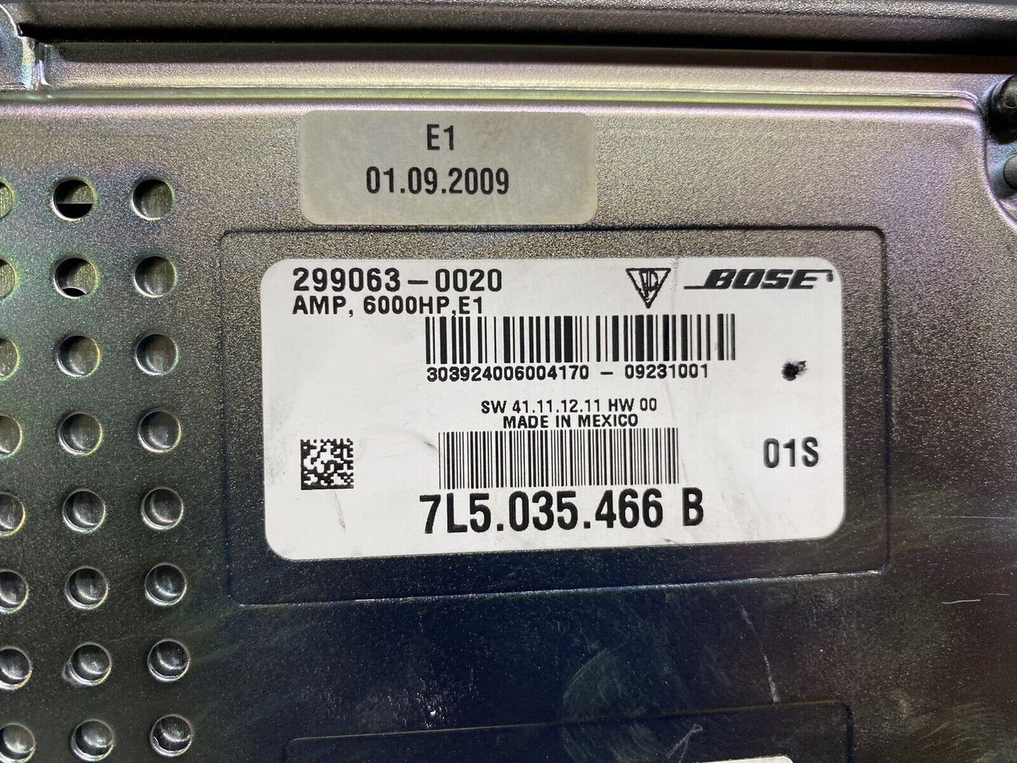 PORSCHE CAYENNE 957 Audio Amplifier AMP BOSE OEM 2008 2009 2010 7L5.035.466 B