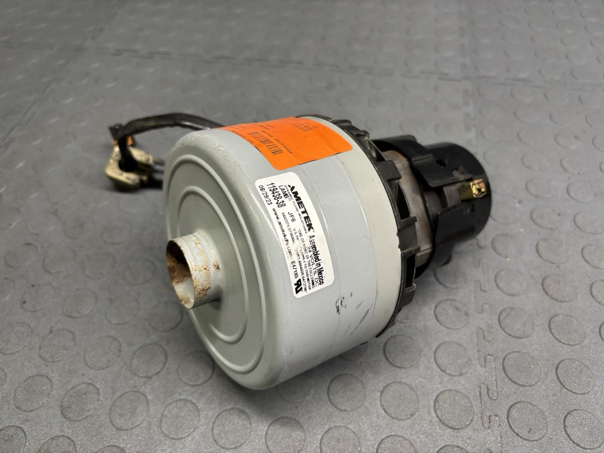 Ametek Lamb 119438-38 3-Stage Peripheral Bypass Vacuum Motor 24V Tennant T7