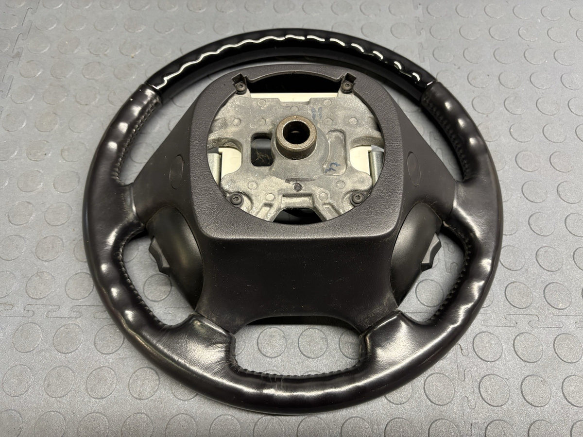 02-05 Ford Thunderbird Steering Wheel Black Wood & Leather OEM