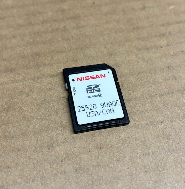 Genuine Navigation GPS DATA Memory SD Card US Canada Maps Nissan 25920 9UA0C