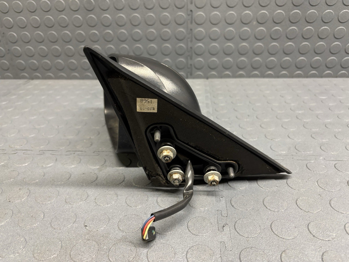 02-05 Ford Thunderbird Left Driver Side Rear View Door Mirror BLACK Needs Glass