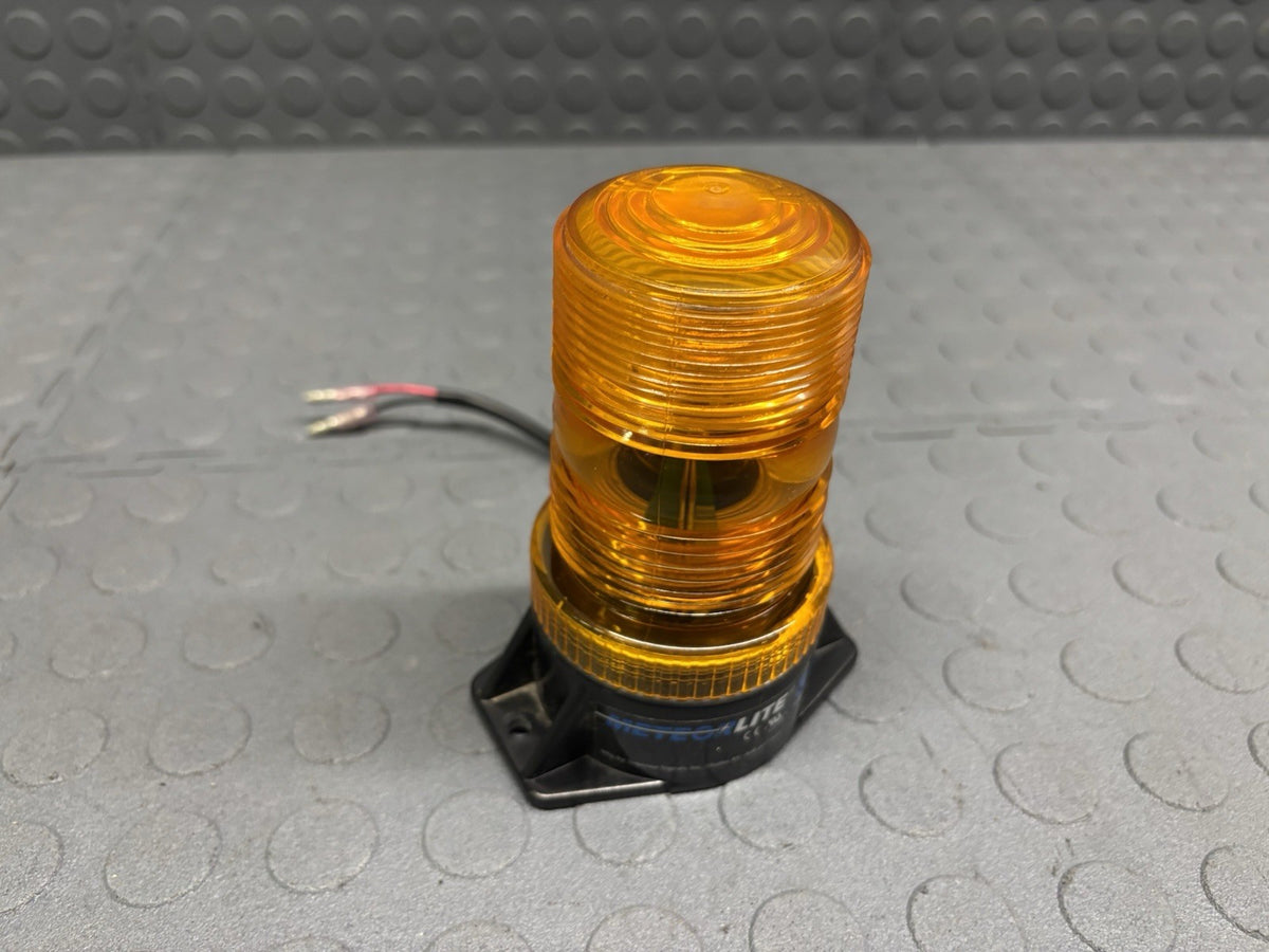 METEORLITE 5 LED 12-80 VDC FLASHING STROBE LIGHT AMBER LENS