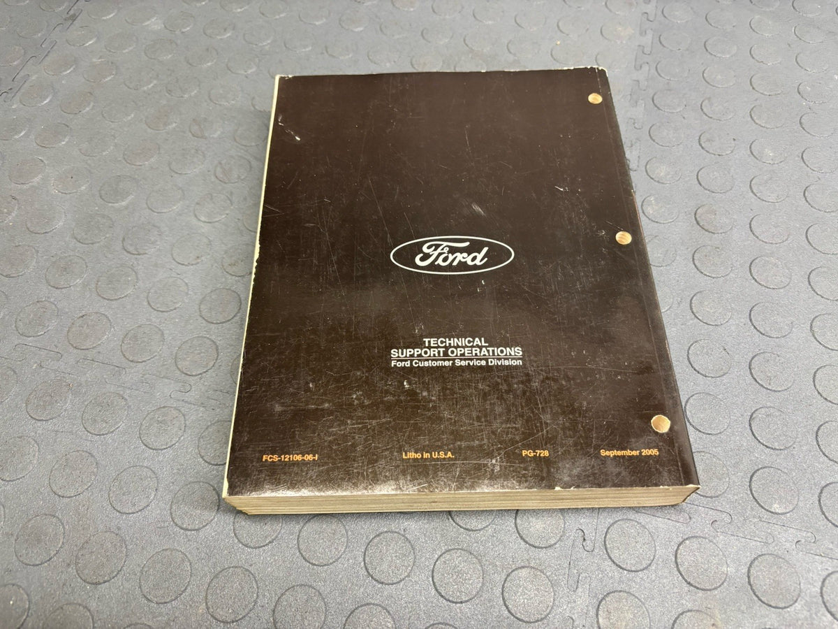 2006 Ford Escape Mariner Hybrid OEM Powertrain Emissions Workshop Service Manual