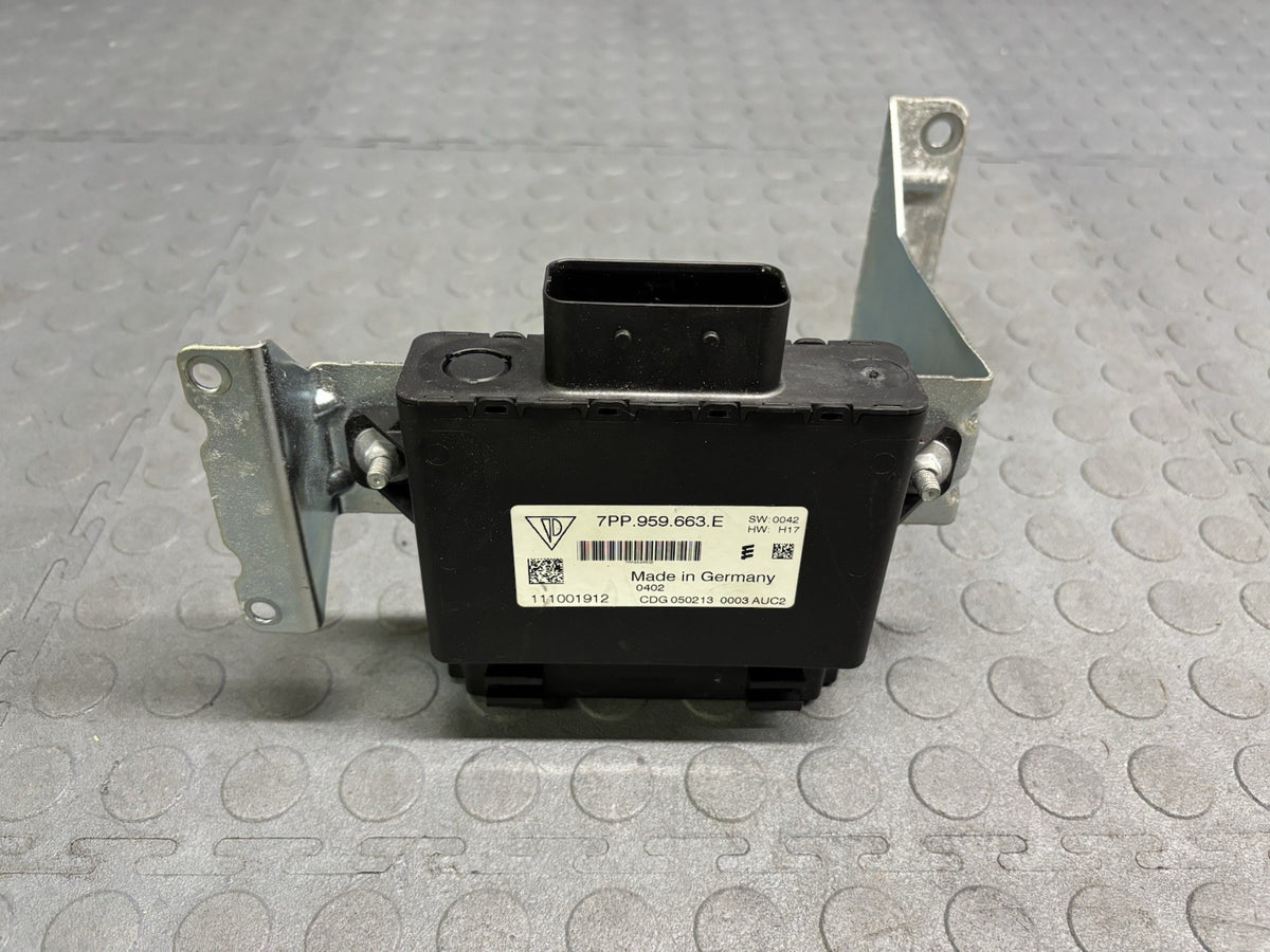 10-18 Porsche Panamera 970 Voltage Stabilizer Battery Control Module 7PP959663E