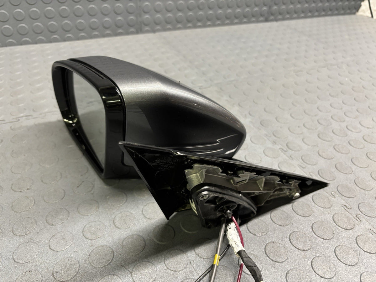W213 MERCEDES E63 AMG LEFT DOOR MIRROR BLIND ZONE CAMERA GPS COMPLETE NICE GRAY