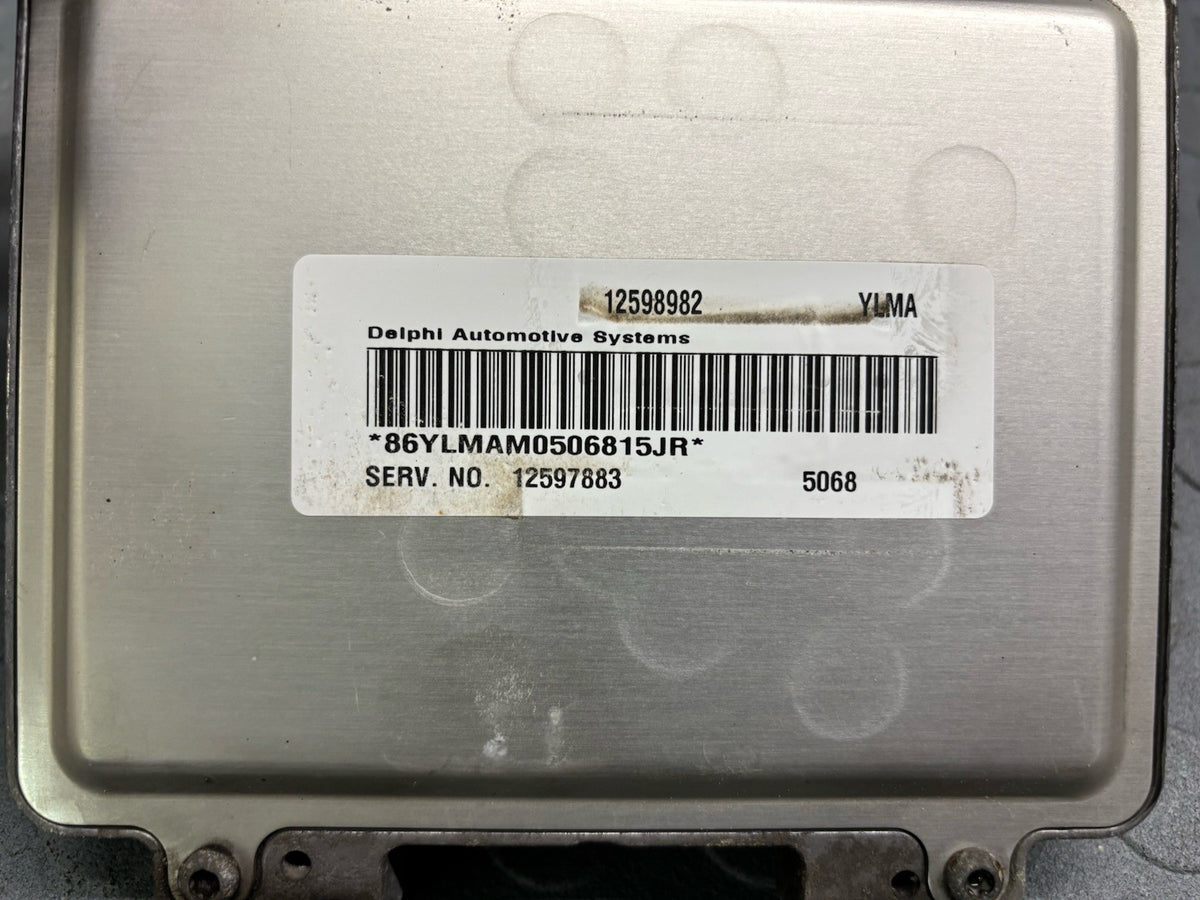 12597883 2005 Corvette Engine Computer ECM ECU 12598982 E40