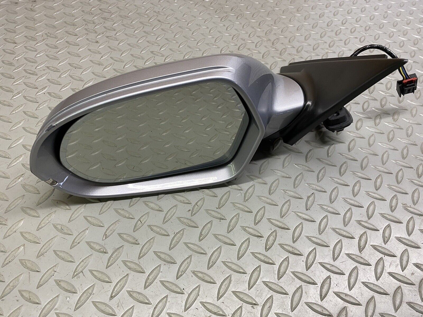 12-18 AUDI A6 C7 SIDE DOOR MIRROR VIEW MIRROR LEFT DRIVER FLORETT SILVER