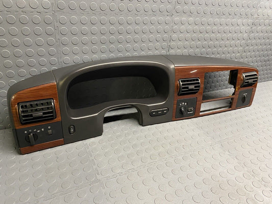 2005-2007 Ford F250 F350 Dash Cluster Bezel Trim Panel Lariat Wood Trim Surround