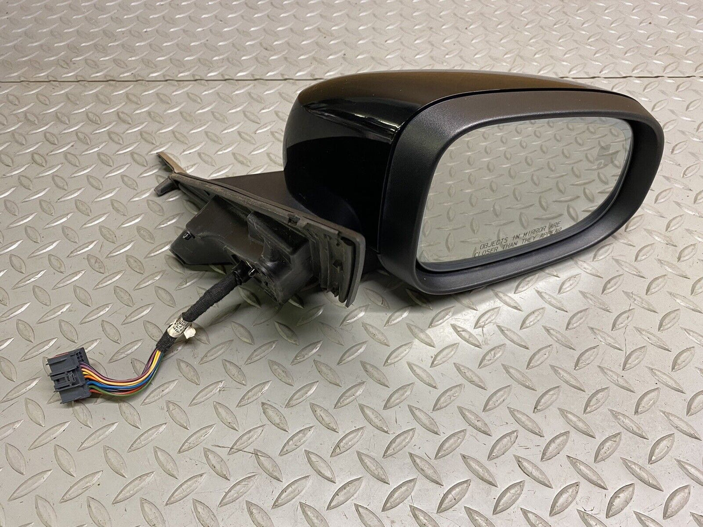 JAGUAR XF XFR PASSENGER RIGHT DOOR MIRROR BLACK W/BLIND SPOT OEM 09-15