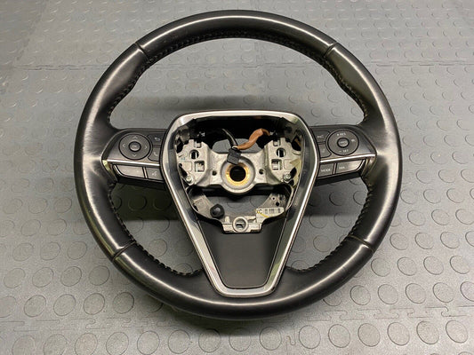 18 19 20 21 22 23 TOYOTA CAMRY STEERING WHEEL BLACK LEATHER CRUISE CONTROL ACC