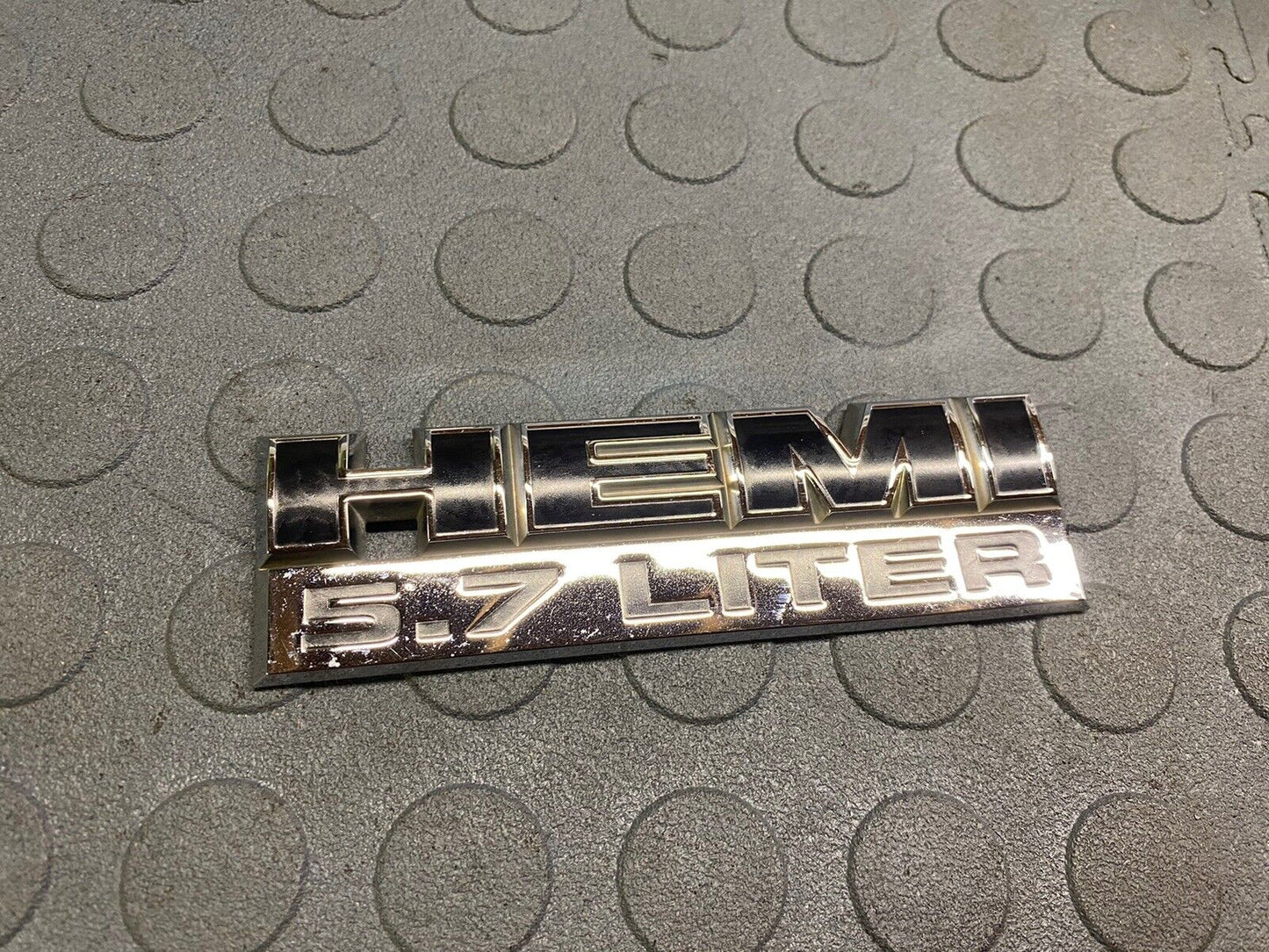 DODGE RAM 2500 3500 HEMI 5.7 LITER EMBLEM OEM 2006 2007 2008 2009 2010 2011 2012