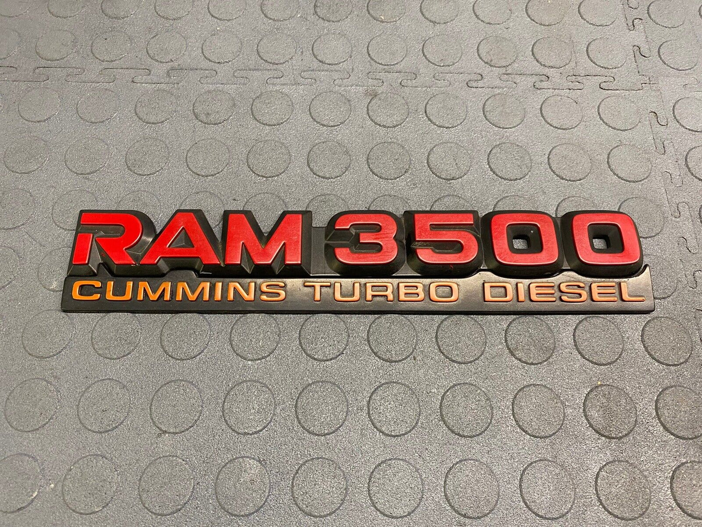 1994-2002 Dodge Ram 3500 Cummins Turbo Diesel Door Emblem Badge Ram Diesel