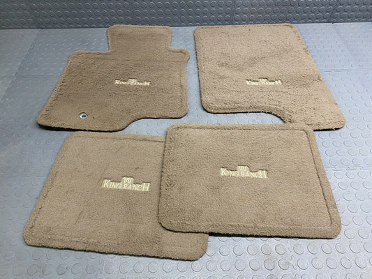 2003-2006 Ford Expedition King Ranch OEM Tan Floor Mat Mats Set