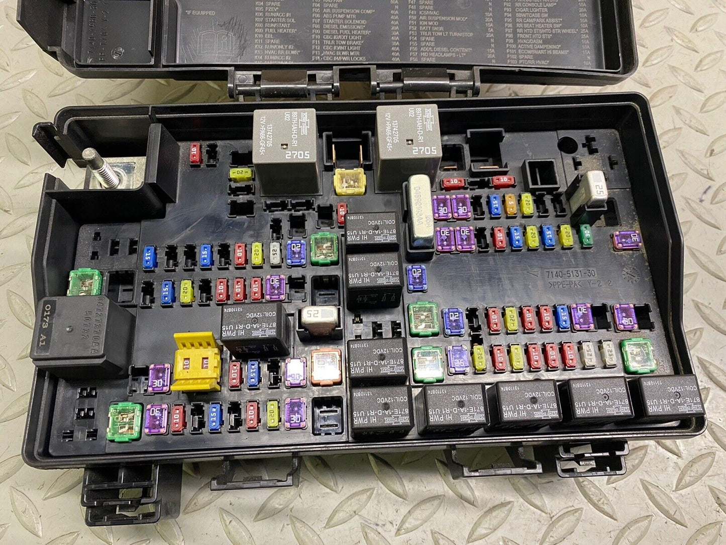 2014 DODGE DURANGO FUSE JUNCTION BOX TOTALLY INTEGRATED POWER MODULE 68137440AB