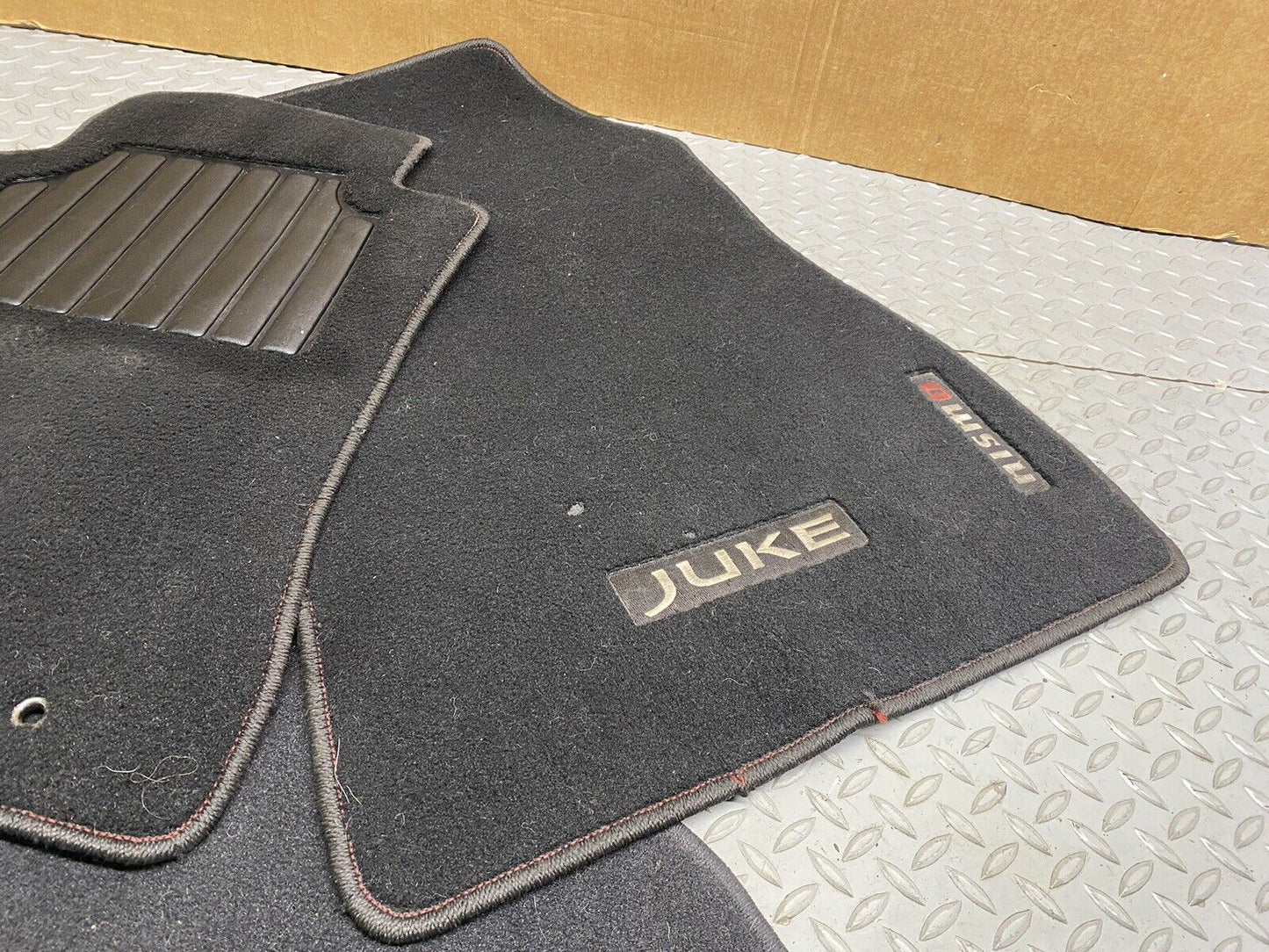 NISSAN JUKE NISMO RS OEM BLACK INTERIOR FLOOR MAT SET CARPET COMPLETE 5 PIECES