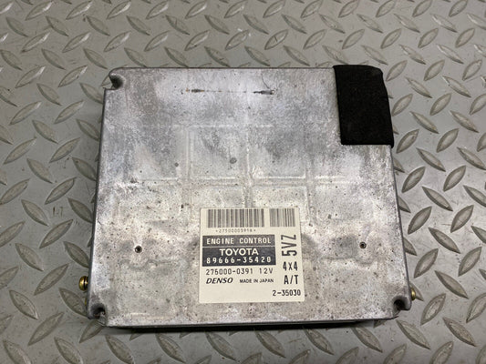 01 Toyota 4Runner 3.4L 5VZ-FE 4x4 ECU ECM PCM Engine Computer 89666-35420