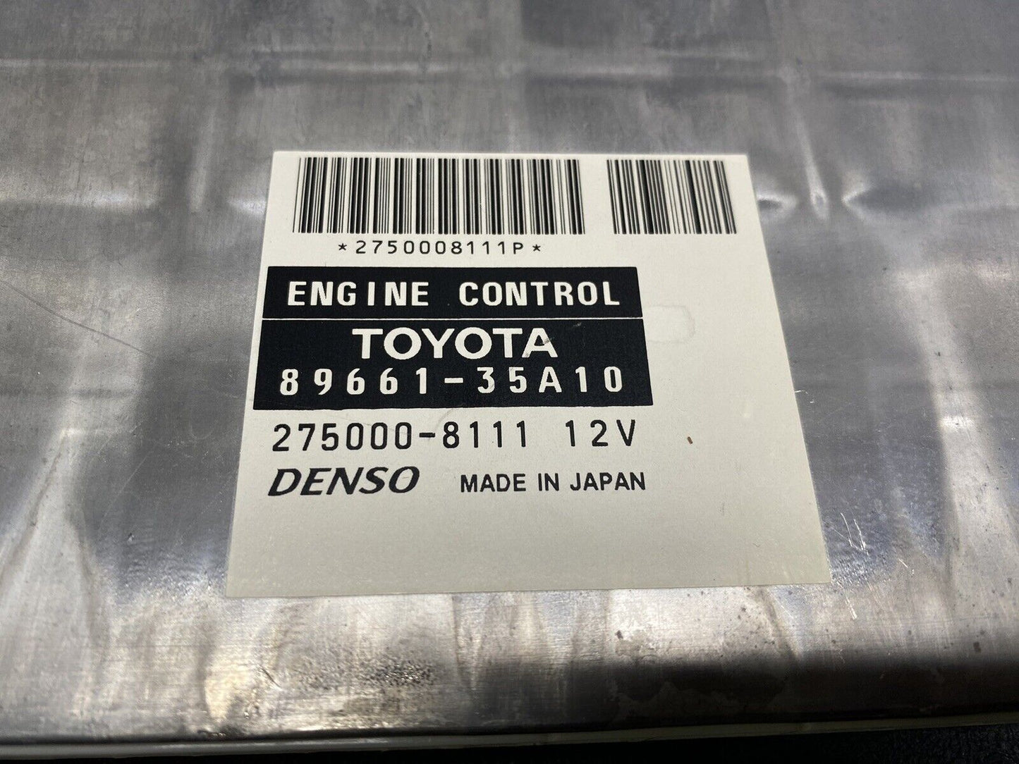 2004 TOYOTA 4RUNNER ENGINE COMPUTER ECM 4.7 V8 AT 89661-35A10