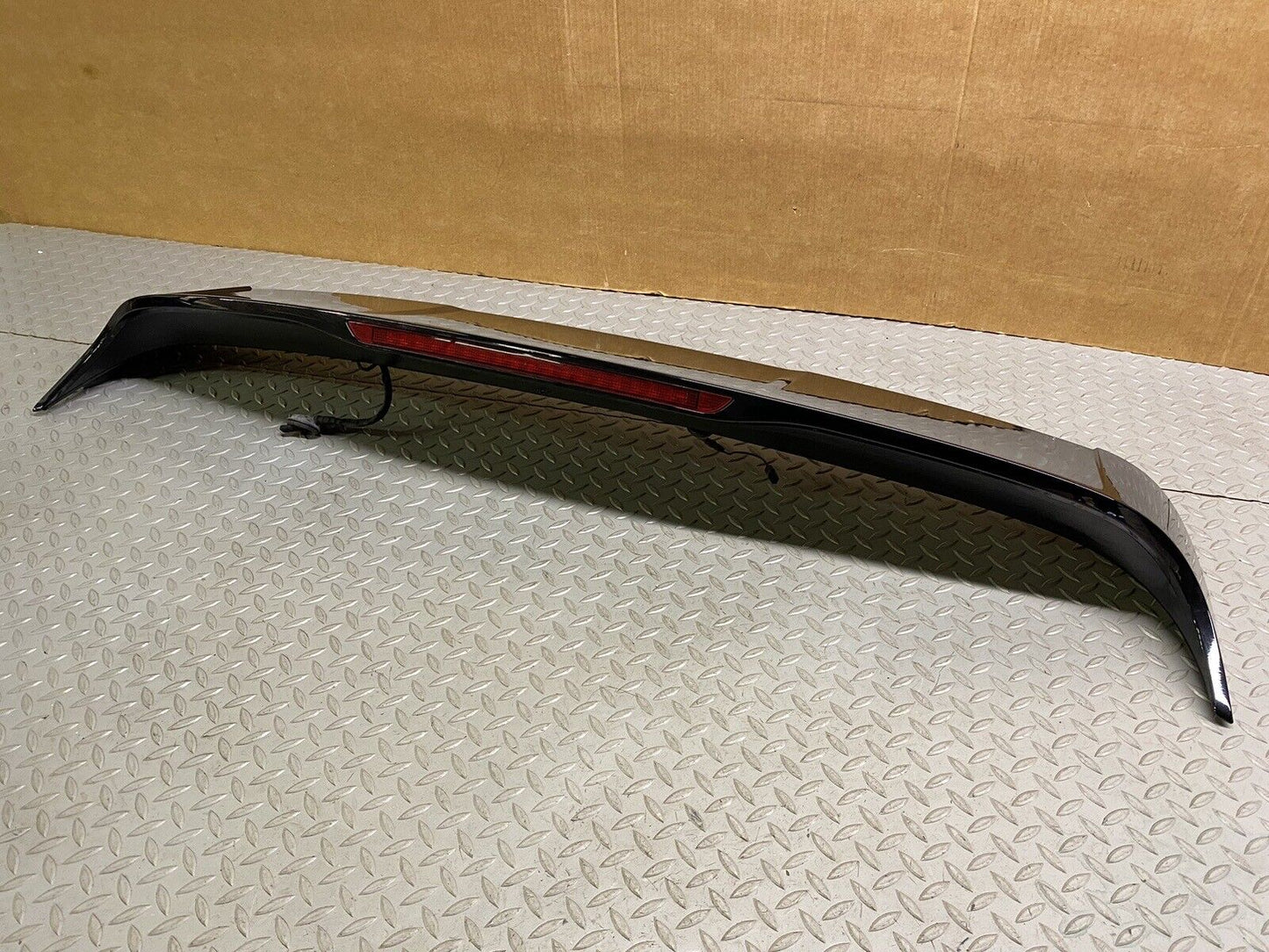 GENUINE OEM 2015-2018 Porsche Macan Rear Spoiler Wing COMPLETE Black