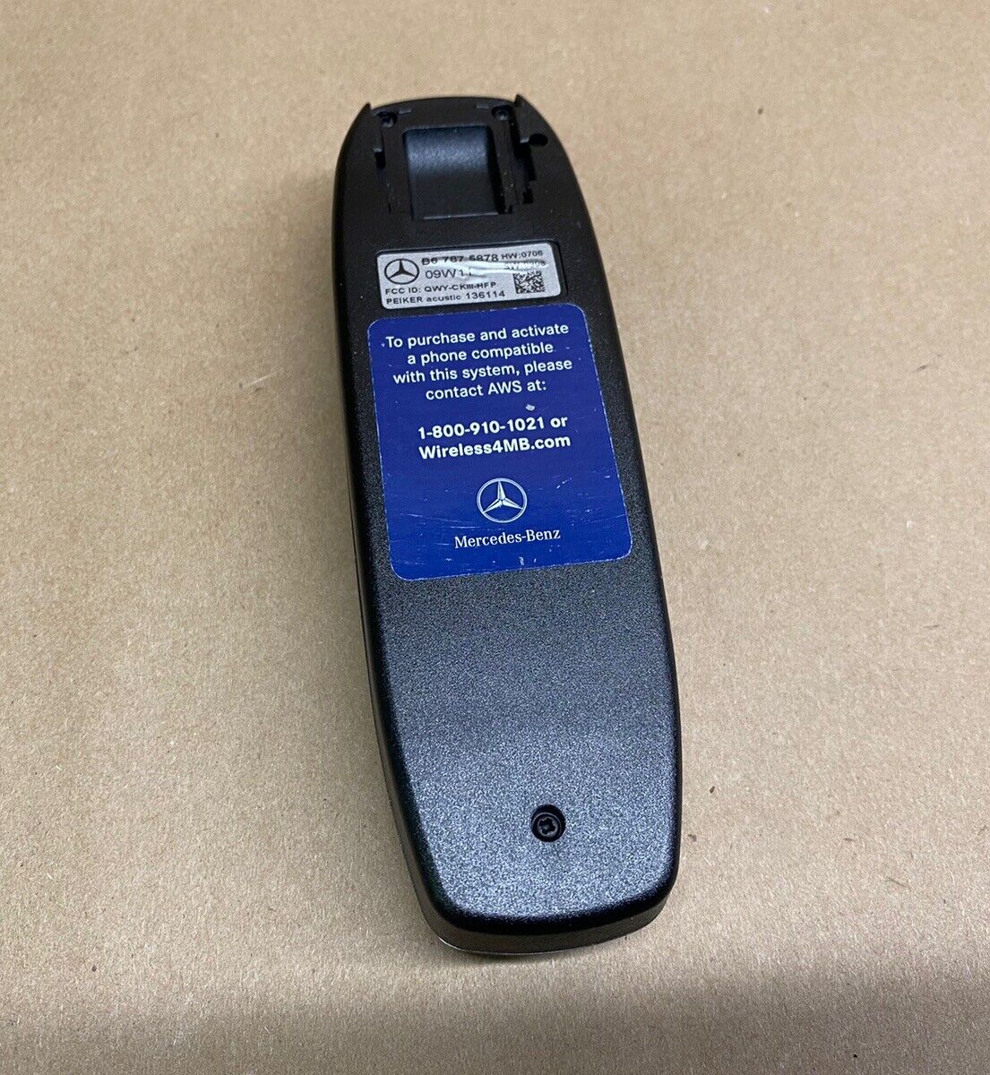 MERCEDES BLUETOOTH ADAPTER PHONE CRADLE MODULE B67875878 PUCK