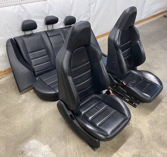 2008-2014 MERCEDES W204 C63 AMG SEDAN FRONT REAR LEATHER SEAT SEATS COMPLETE SET