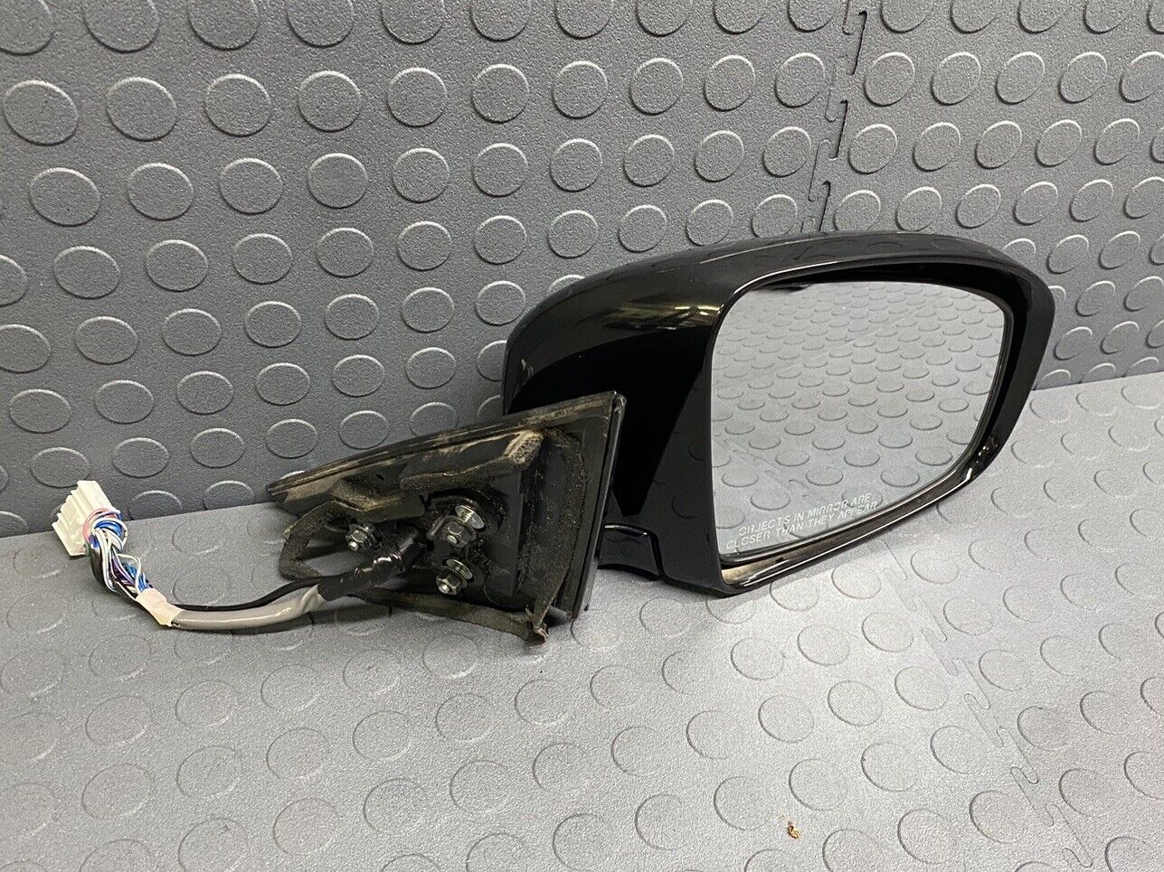 2009-2017 INFINITI FX35 FX37 FX50 QX70 PASSENGER SIDE MIRROR W/ CAMERA BLACK