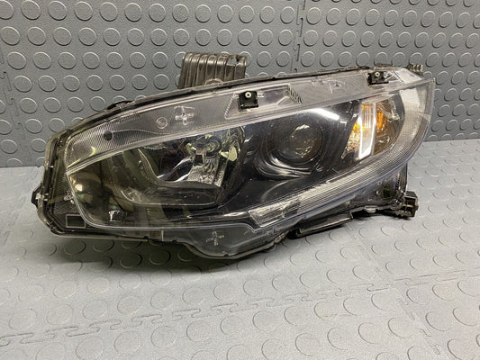 Like NEW! 2019-2021 Honda Civic LH Left Driver Side Headlight Halogen Black OEM