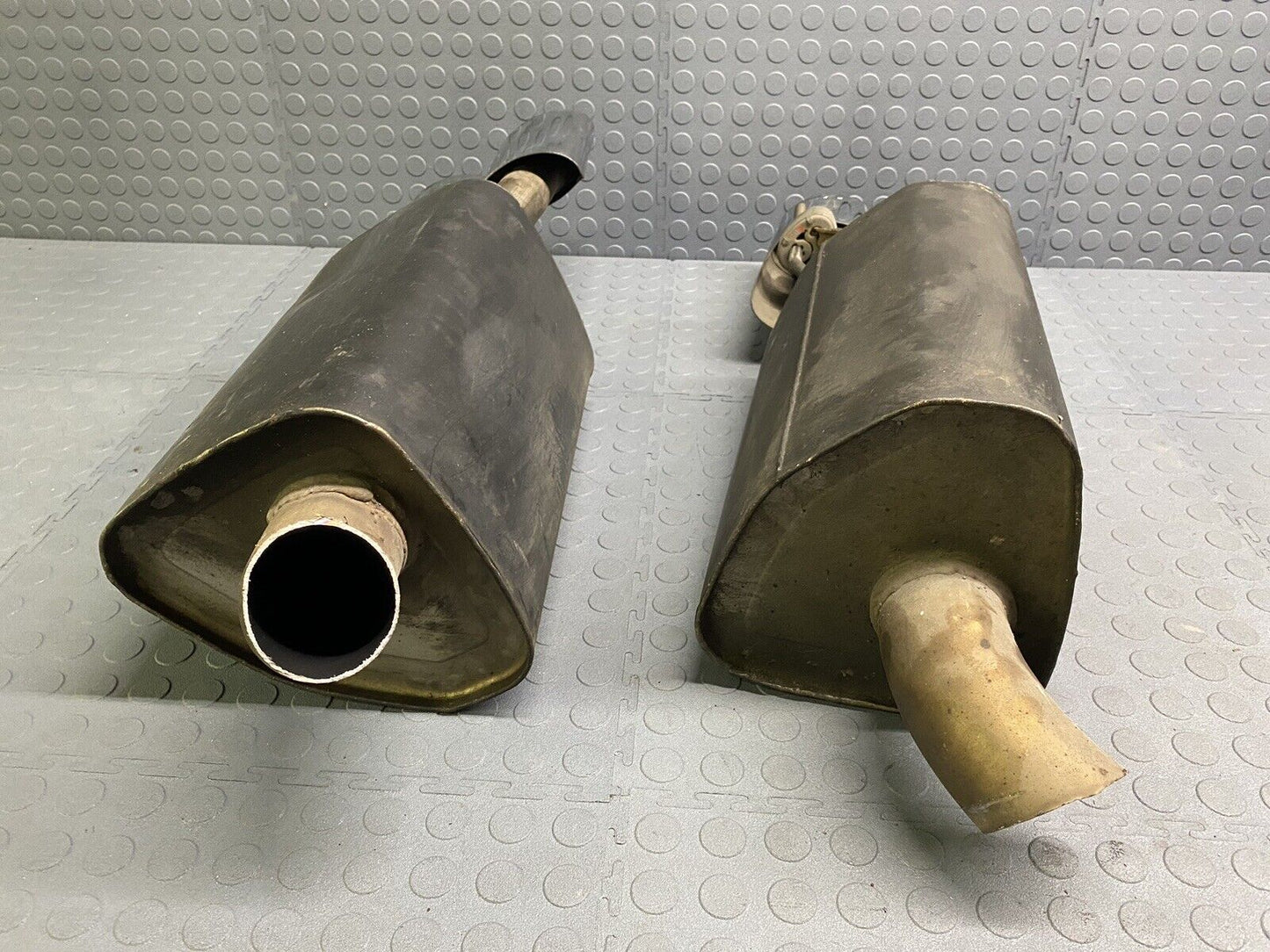 03-06 Mercedes W220 S65 S55 CL65 AMG Exhaust Muffler Quad Tips Left and Right