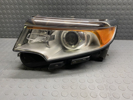 11-14 FORD EDGE LEFT DRIVER SIDE HEADLIGHT LAMP HID XENON OEM COMPLETE CLEAN