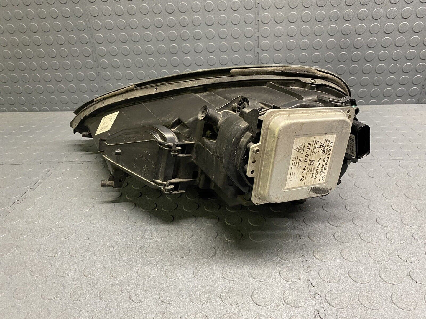 10-13 PORSCHE PANAMERA S 970 RIGHT HEADLIGHT HEAD LIGHT LAMP DAMAGED FOR PARTS