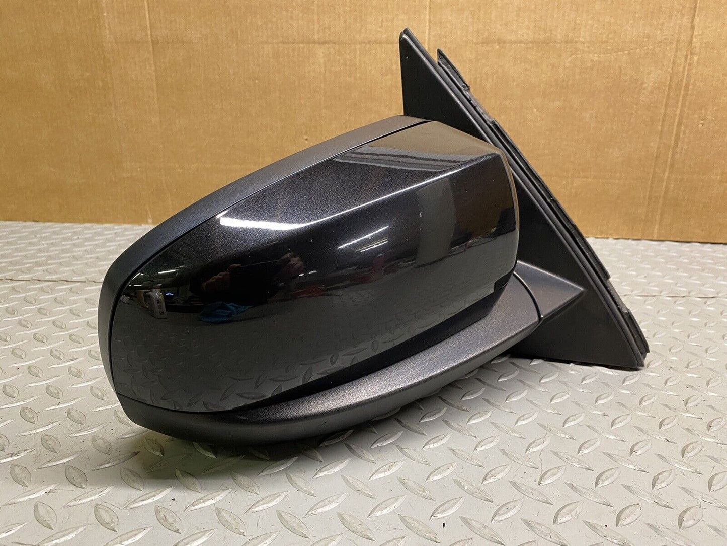 2010-2013 BMW X5 E70 RIGHT PASSENGER DOOR POWER MIRROR W CAMERA AUTO DIM BLACK