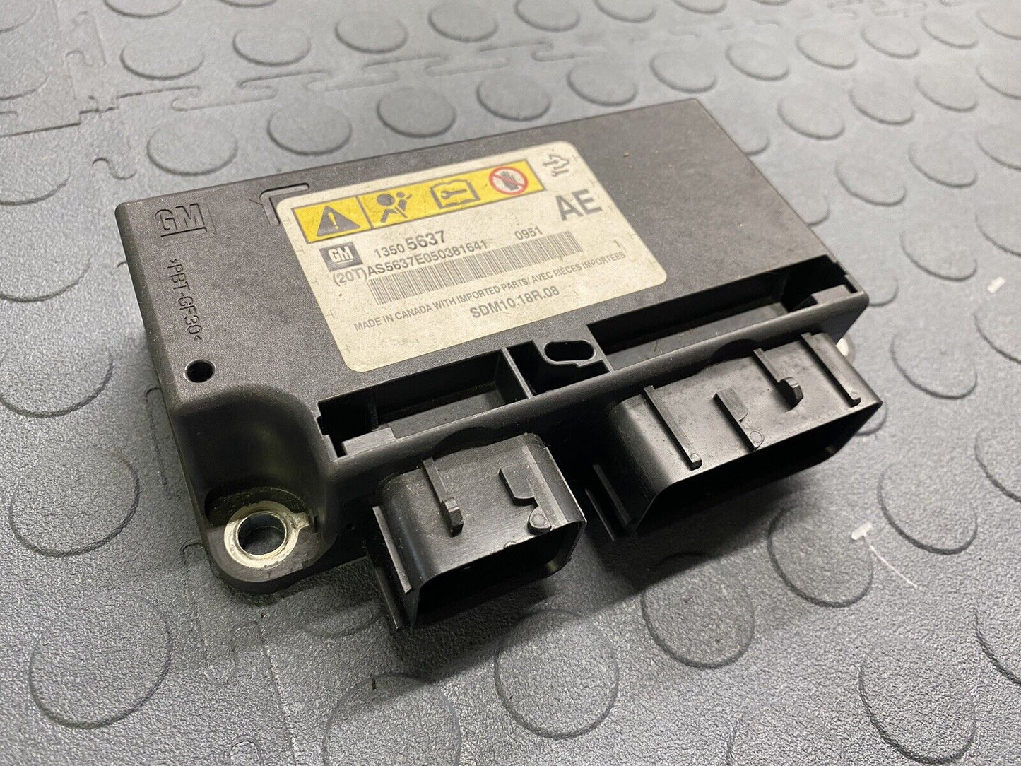 2011 CHEVROLET CRUZE SDM CONTROL MODULE 13505637 NO CODES! CLEAR! OEM 11