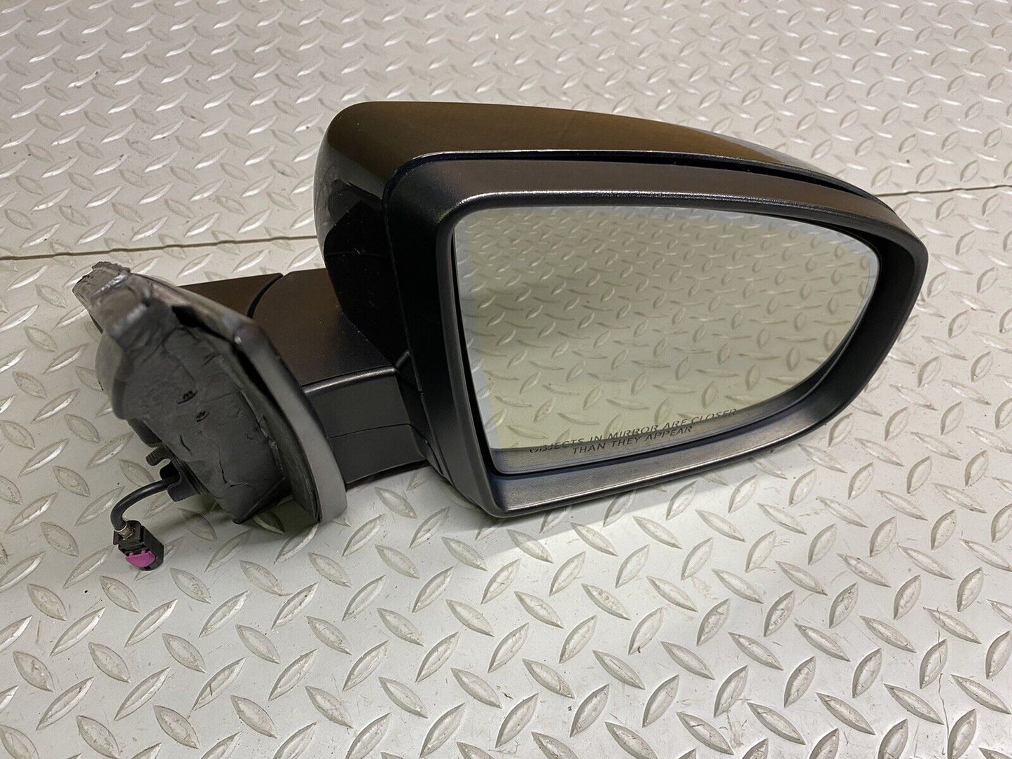 2010-2013 BMW X5 E70 RIGHT PASSENGER DOOR POWER MIRROR W CAMERA AUTO DIM BLACK