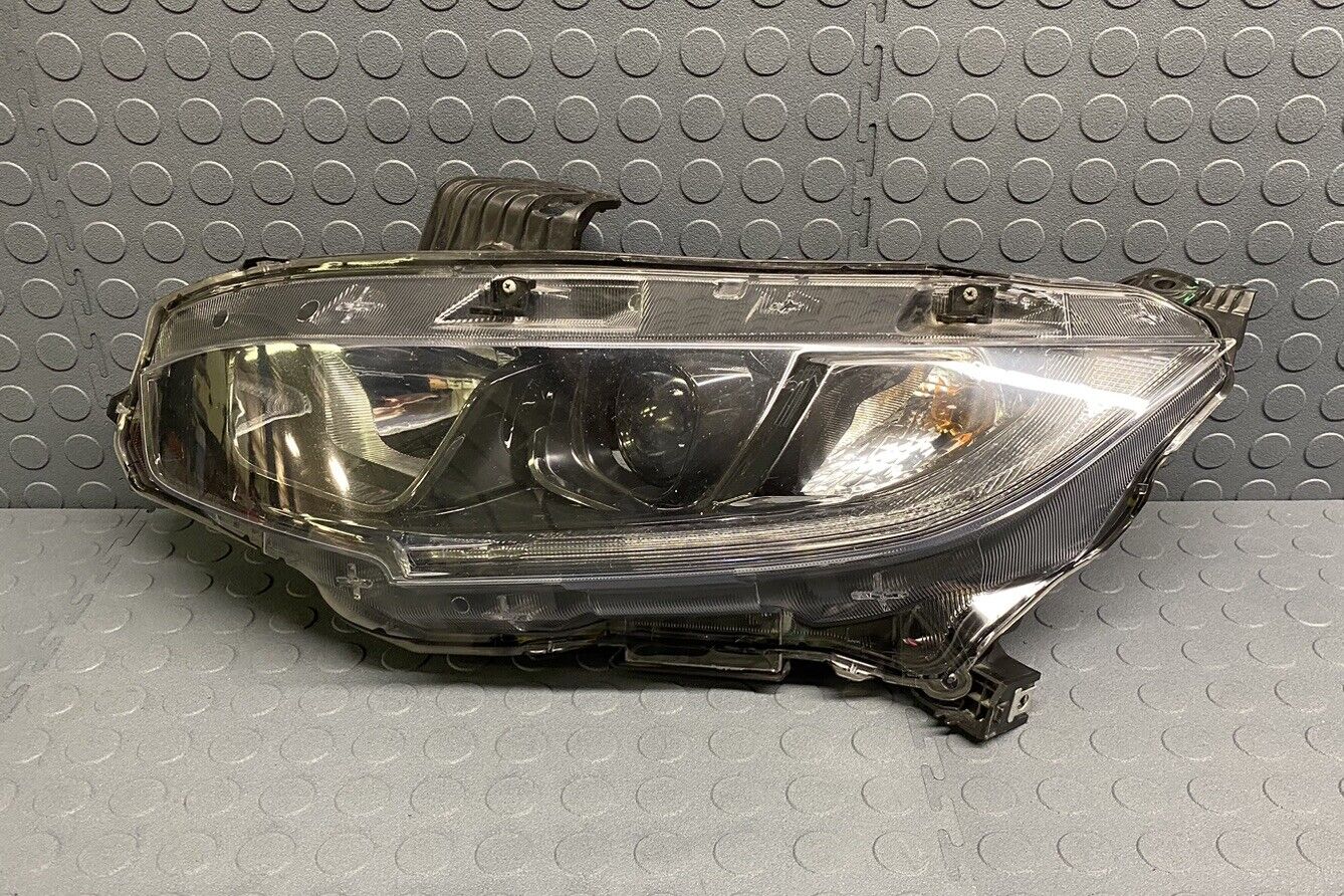 Like NEW! 2019-2021 Honda Civic LH Left Driver Side Headlight Halogen Black OEM