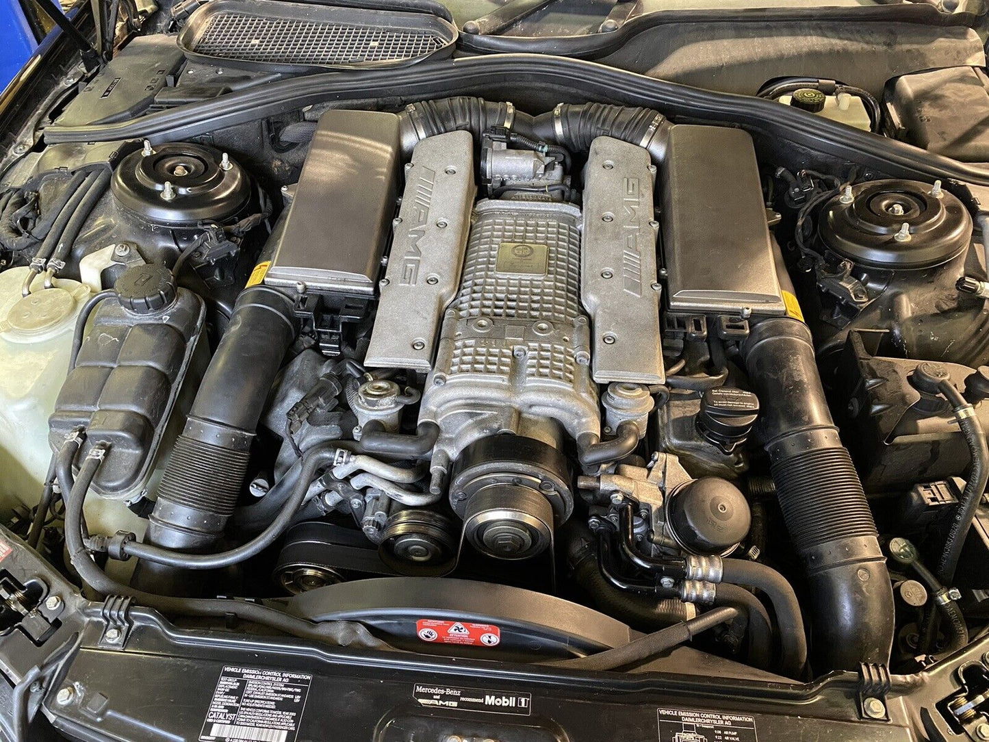 2003 MERCEDES S55 AMG SUPERCHARGED ENGINE M113K 5.4L COMPLETE MOTOR VIDEO!