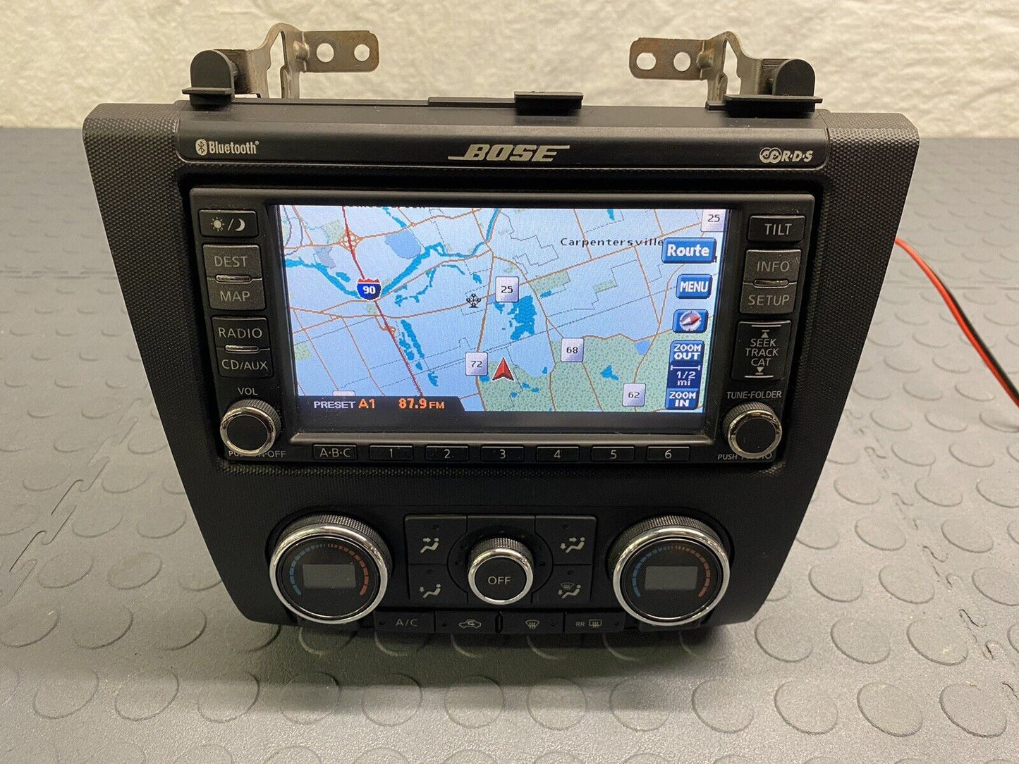 07 08 09 NISSAN ALTIMA BOSE NAVIGATION RADIO & CLIMATE CONTROL COMPLETE TESTED